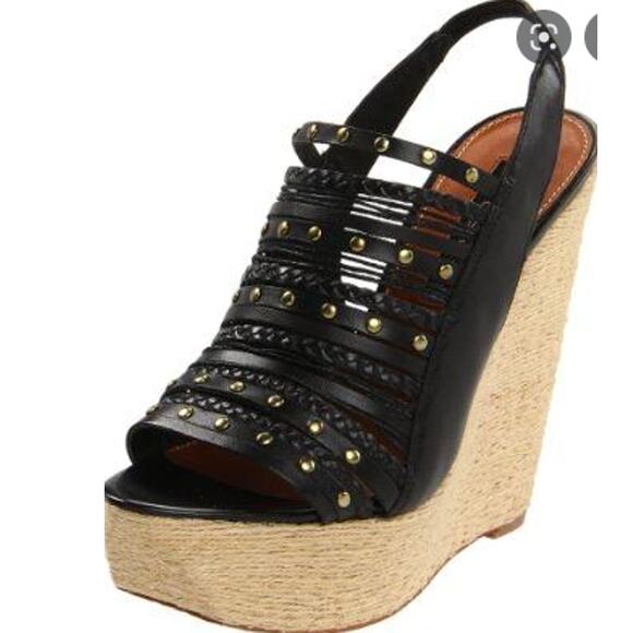 Steve by Steven Madden Breannaa Slingback Espadrille Wedge Sandals 9.5 - Picture 1 of 9